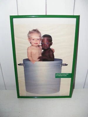alte Werbung Reklame United Colors of Benetton Vintage 90er Mode Fashion Baby - Bild 1 von 4
