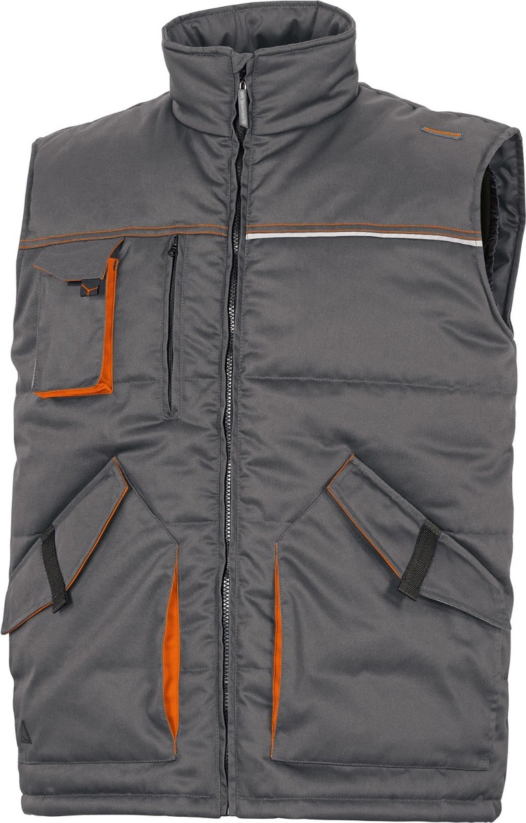 Gilet De Travail Rembourré Delta Plus Stockton 2 - Multi-Poches - Taille XL - Neuf Avec Étiquettes