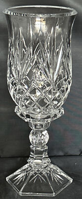 Lexington by Godinger Hurricane Lamp Globe and Base Lead Crystal