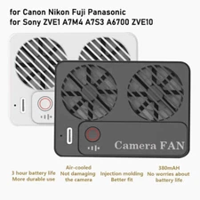 Camera Cooling Fan Radiator Heat Sink for Canon Nikon Fuji Panasonic Sony ZVE1 