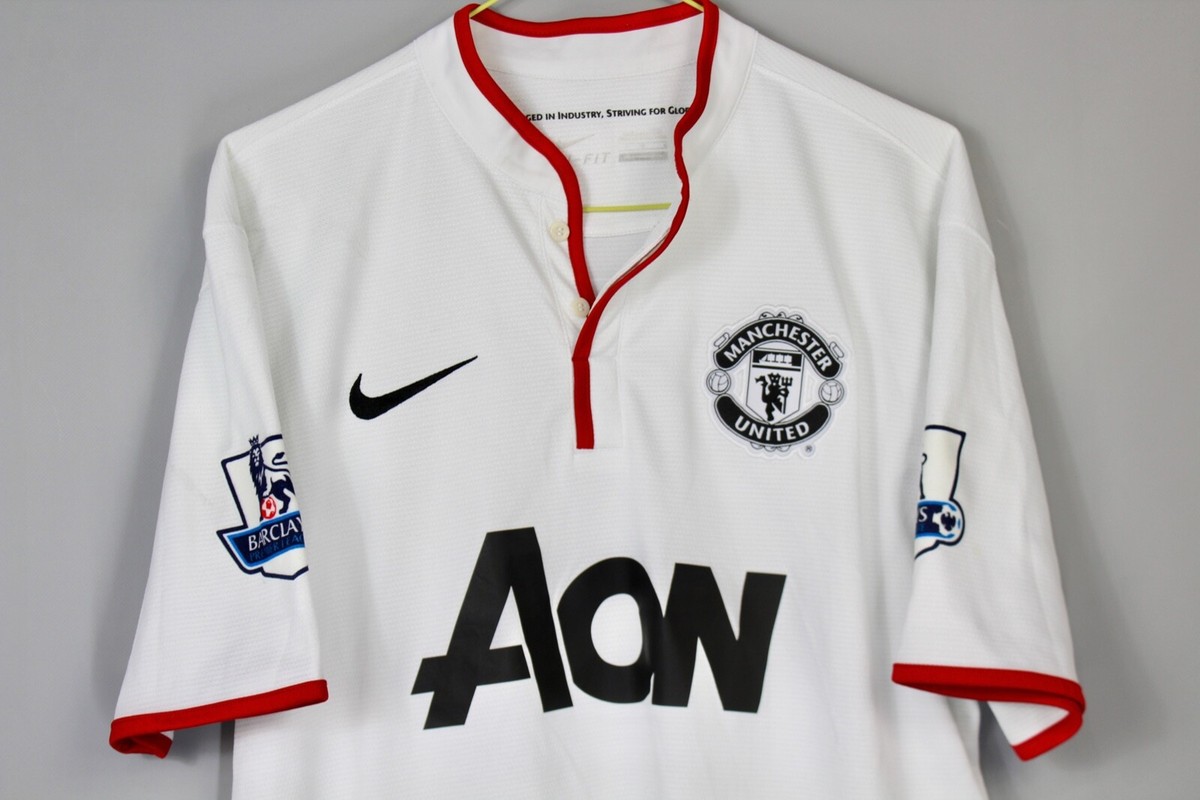MANCHESTER UNITED 2012 2014 AWAY SHIRT FOOTBALL SOCCER