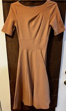 ASOS Tan Fit And Flare Dress Size 4