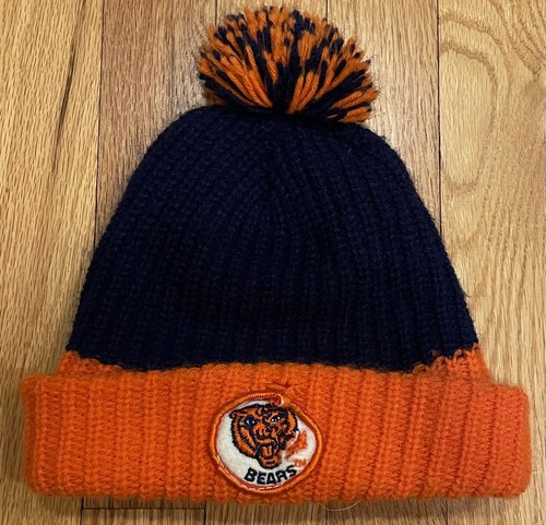 VTG 1980s NFL CHICAGO BEARS Knit Cap 
