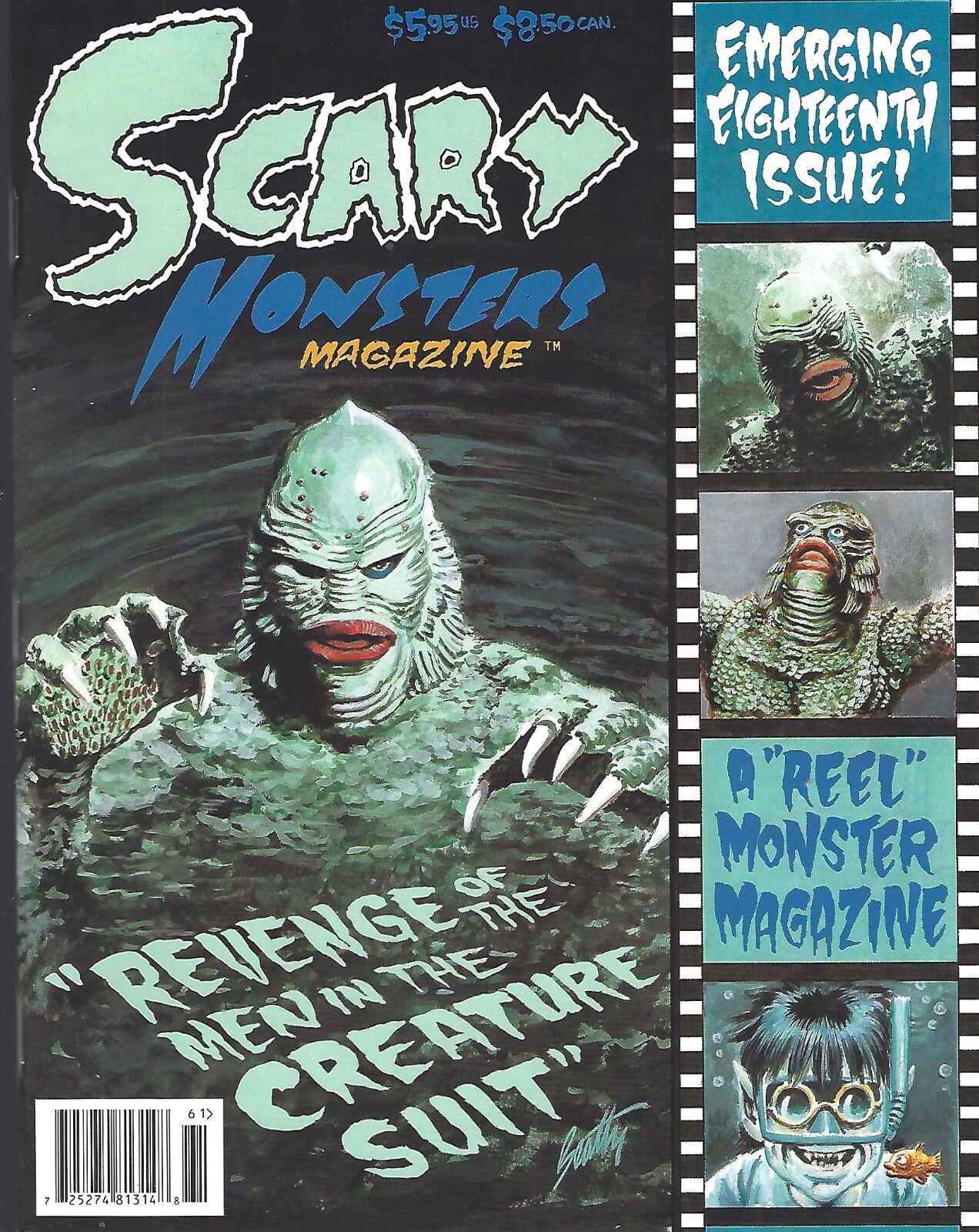 SCARY MONSTERS MAGAZINE-#18-KONGA-CREATURE FROM THE BLACK LAGOON-RODAN-HAMMER