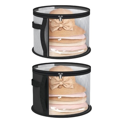 Convenient Hat Organizers Bag with Foldable Design For Easy Travel And Storage