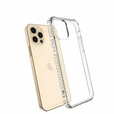 For iPhone 12 Pro Max AMZER Shockproof Hybrid Bumper Protective Clear Case Cover