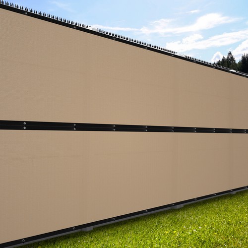 50' Windscreen Heavy Duty Privacy Screen Fence Mesh Shade Net Cover Tarp Fencing - Picture 17 of 26