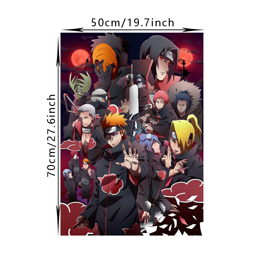 POSTER L'ATTAQUE DES titans toile manga en cotton tableau sans cadre