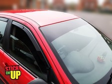 8" Vinyl Matt Black Sun Strip Visor Racing Banner Rally PREMIUM