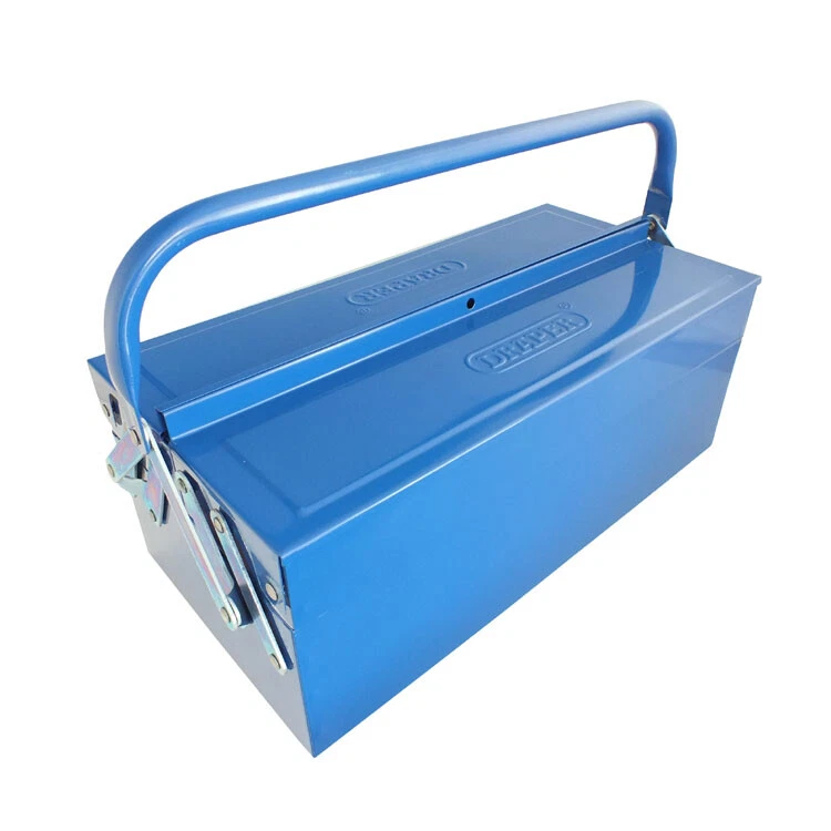DRAPER 2 TRAY CANTILEVER METAL TOOL BOX 410MM STORAGE TOOL CHEST GARAGE WORKSHOP - Image 3 of 4