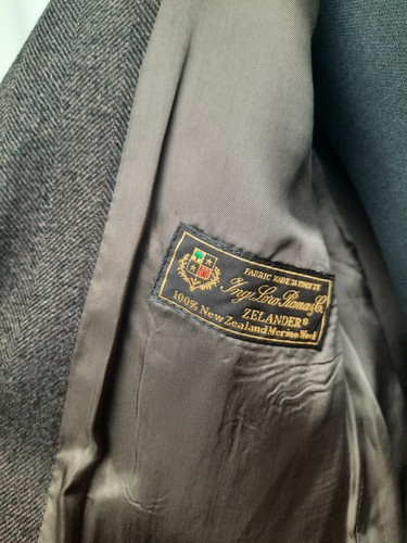 Loro Piana vintage luxury men wool brown coat - Foto 11 di 13