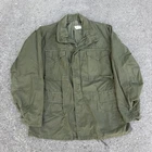 Vintage 60s US Army Military M-65 Sateen Field Jacket Coat Sz M Vietnam War Era