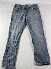 VINTAGE Signature Levi Strauss Jeans Men's 36x32 Relaxed Fit Straight Leg Denim