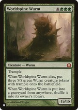 Worldspine Wurm - Normal NM MTG The List Reprints