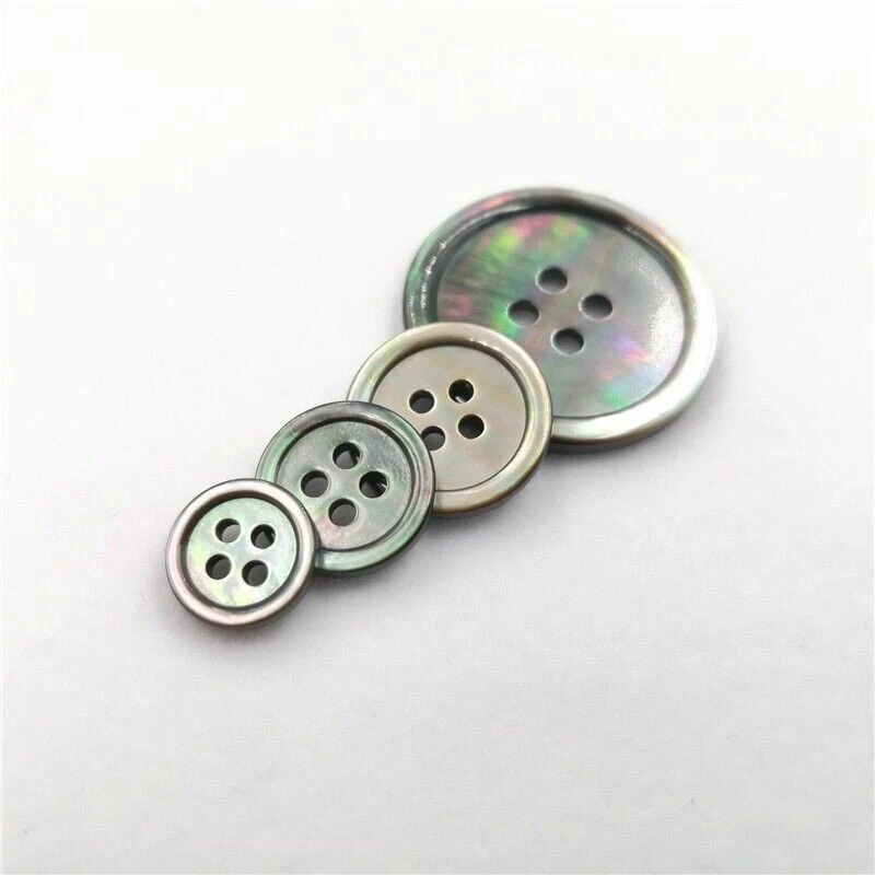 Mother of Pearl,Buttons,  Grey Shell ,Many sizes, Sewing Knitting Buttons - Image 4 of 4