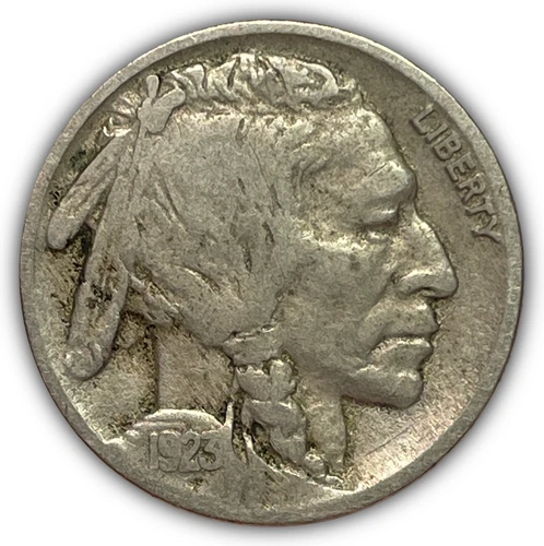 1923 Buffalo Nickel Very Fine VF Coin #28007