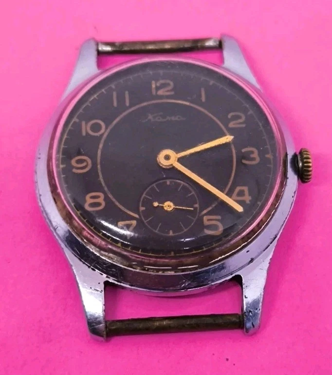 Kama CHCHZ  Vintage Original Soviet Mechanical Watch 1957 USSR Military  - Image 2 of 4