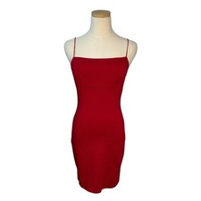 Urban Outfitters Red Spaghetti Strap Mini Dress, Medium