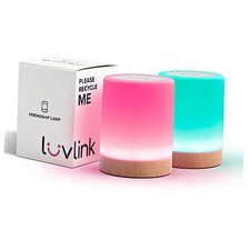 Friendship Lamp v2.0 - Long Distance WiFi Touch Lamps for Couples, Set of Two