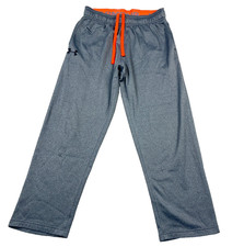 Under Armour Sweatpants Men Large Gray Joggers Straight Leg Run Gym Heather