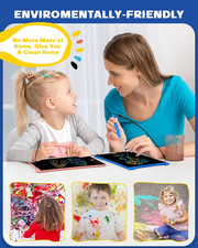 2 Pack LCD Writing Tablet with Stylus, 8.5 inch Colorful Doodle Board Drawing...