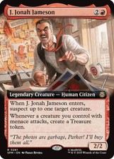 2025 MTG: SPM J. Jonah Jameson (Extended Art) (#261, Foil, R, Moderately Played)