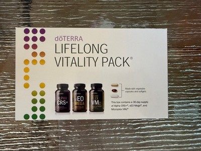doTERRA Lifelong Vitality Pack LLV Supplements New Sealed doTERRA Lifelong Vitality Pack LLV Supplements New Sealed
