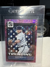 2022 Panini Donruss - Trending Austin Riley #T-2 Pink Fireworks