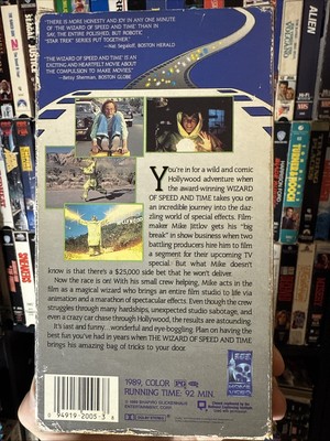 The Wizard Of Speed And Time 1989 VHS Extremely Rare Original