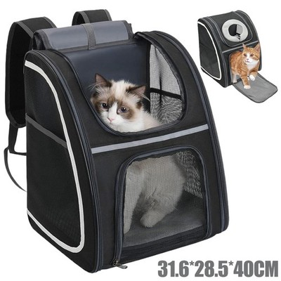 PREMIUM Rucksack für Hund Katze Gepolstert Hunderucksack bis 9kg Haustier Tasche