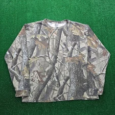 Outfitters Ridge Tshirt Mens Large Camo Long Sleeve Pocket Tee Realtree Hunting