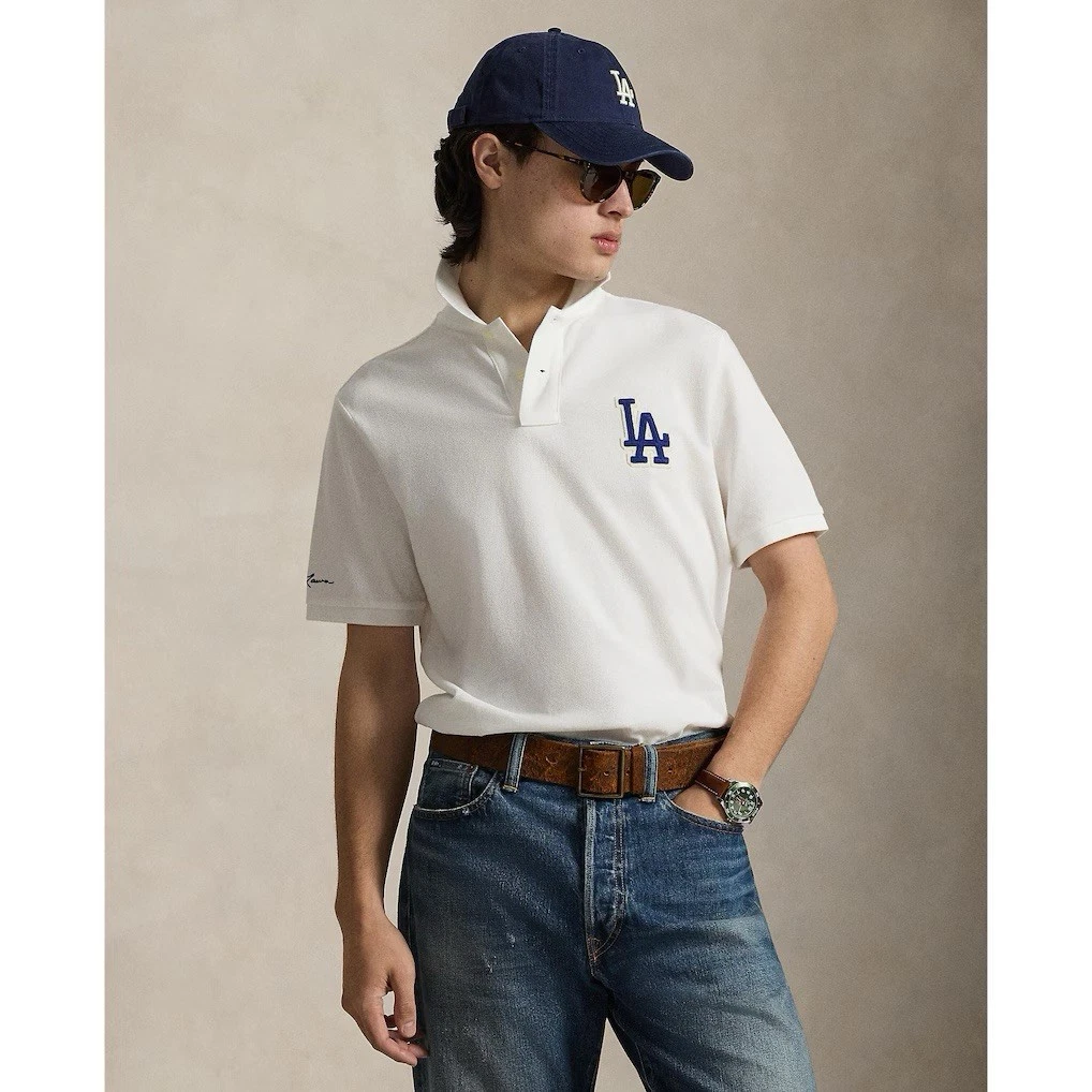 Polo Ralph Lauren Los Angeles Dodgers Polo Shirt Men’s Size Large White