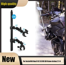 Motorcycle Invisible Selfie Stick for Insta360 One R X2 X3 RS DJI Osmo 2 3 4 FS
