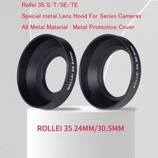 Metal Lens Hood For Rollei 35 Series - Fits 35,35B,35T,35TE 35S/35SE 24/30.5mm
