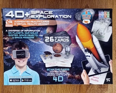 4D+ Space Exploration Kit mit VR Headset und AR-Karten