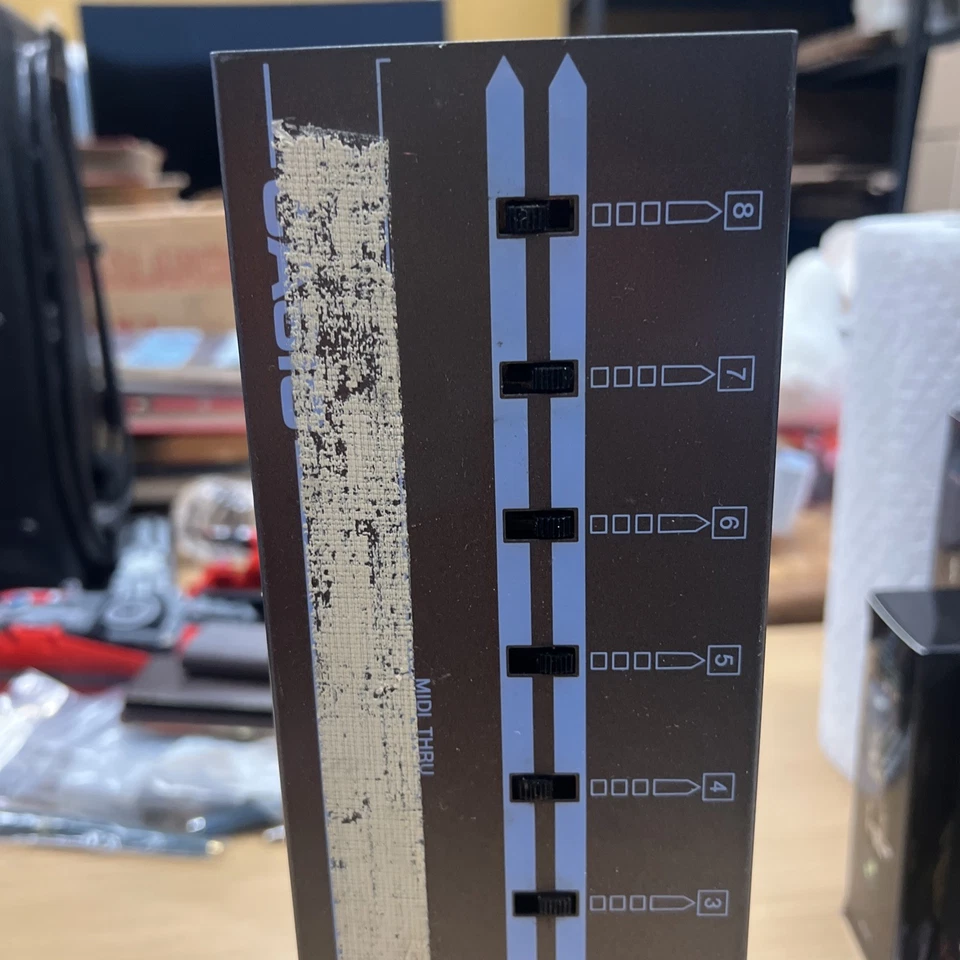 Casio TB-1 Vintage Midi Thru Box No Power Cord - Image 4 of 4