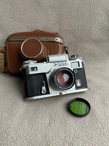KIEV-4M Film Camera Rangefinder , 35 mm. Lens Jupiter-8M 2/53 Soviet Vintage