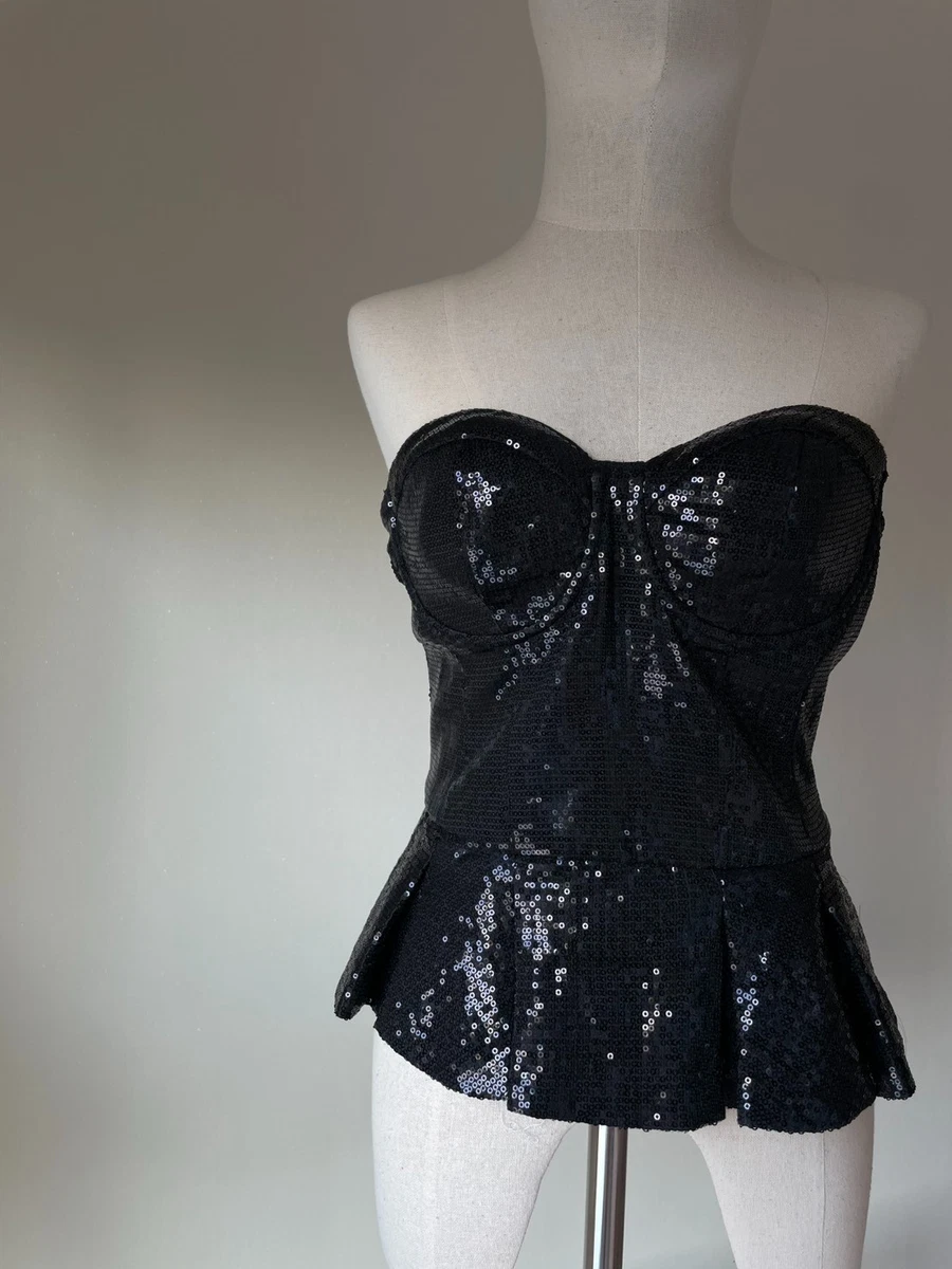 Bustier Corset Noir à Lacet - CORSET PARIS Bustier Corset Noir à Lacet - CORSET PARIS