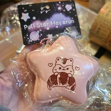 Poli Squishies Hamster Star Macaron Bun Bigger Size Squishy Slow Rising New