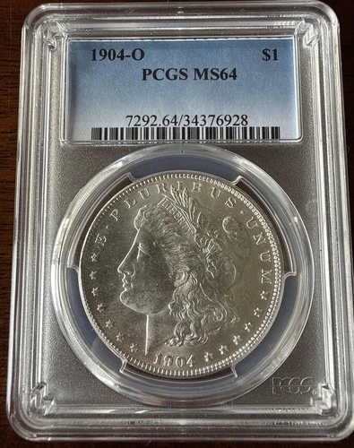 1904-O Morgan Silver Dollar PCGS MS64 S$1 New Orleans Minted No Reserve