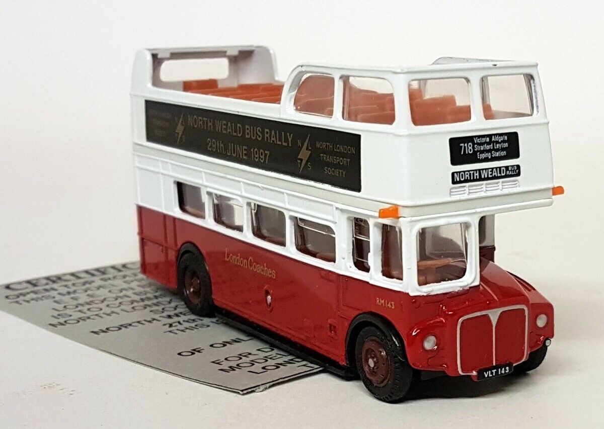 EFE 1/76 - North Weald Bus Rally 1997 Open Top London Coaches Model Bus