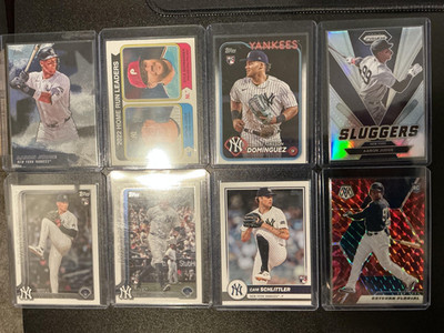 New York Yankees Rookie Lot 8 Judge Dominguez Rice Warren Schlittler Florial RC