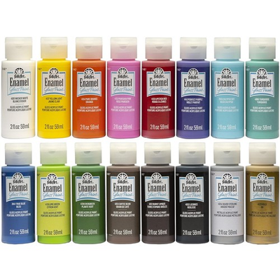 #ad American Made Enamel Paint Set 16 Assorted Colors $95.99