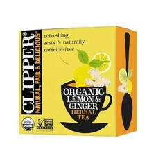 Aromatic & Delicious Lemon Ginger Tea, Organic, Caffeine,Free, 50 Count