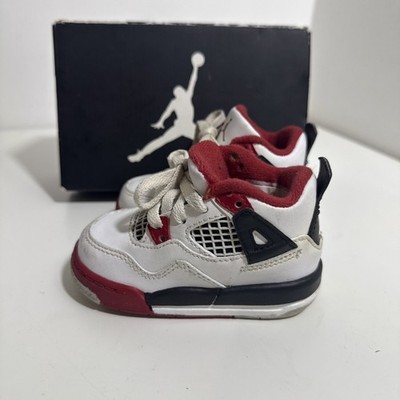 Nike Air Jordan 4 IV Retro Fire Red White 2012 |308500-110 TD Größe 4C