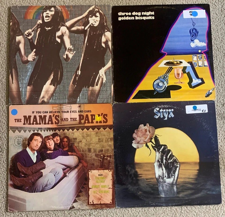 Lot A - 8 classic rock vinyl records. McCartney, Styx, Cat Stevens...VG to VG+ - Image 4 of 4