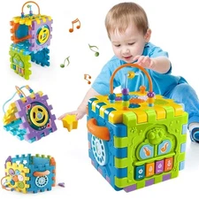 Minifairy Activity Cube Baby Toys 6 To12 Months,early Educational Musi