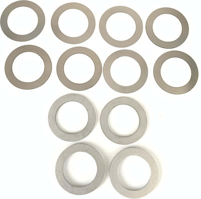1/2X28 Barrel Shim Kit 5.56 223 Muzzle Brake Alignment Stainless Steel Pack of 1