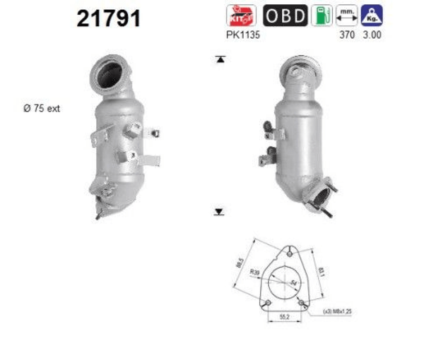 Katalysator Vorne FüR Chevrolet Opel Aveo SchräGheck Cruze Station Wagon-image