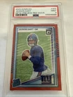 2025 Donruss Rated Rookie Jaxson Dart Optic Preview Red Wave Prizm RC PSA 9
